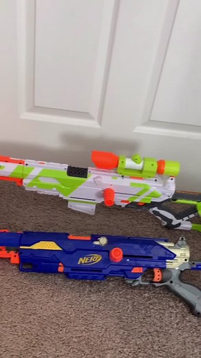 #nerf longstrike and modulus version #toycollection #toycollector #toy