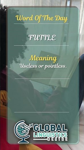 Futile Meaning & Examples | Improve Your Vocabulary in 1 Minute!