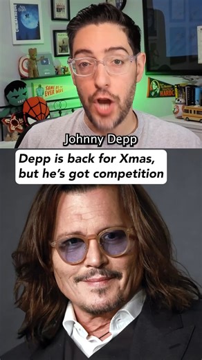43K views · 1.4K reactions | Johnny Depp is making a comeback in a classic Christmas tale, but he's going to have some stiff competition (Sources: Variety, Deadline, THR) | Pop Culture Brain | Facebook