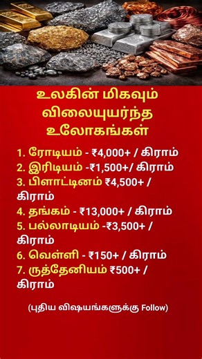 World's Most Valuable Minerals & Their Prices Amazing Facts You Should Know