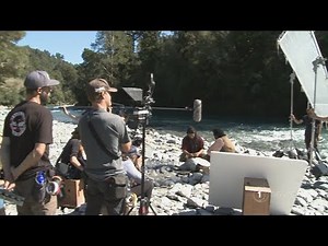 Luminaries crew head to Hokitika, the town where novel and TV series started