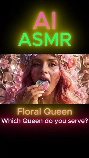 【ASMR】Queen of Flowers Which Queen do you serve?＃AI＃queen #relax＃ASMR #divinesound #relaxing