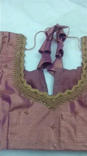 simple aari work design...