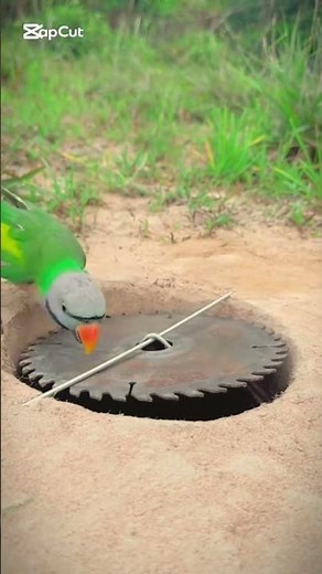 How to make a bird trap #wildliferescue #animaltrap #birdtrap