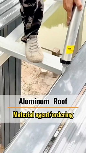 118 reactions · 15 comments | Come and take a look at this roofing material that is popular all over the world! You can't miss it #aluminum #aluminumroof #metalroof #roof | Aluminum Alloy Roof | Facebook