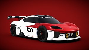PORSCHE MISSION_R - 3D model by triplanars