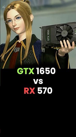 GTX 1650 vs RX 570 Full Review #pcgamer #gaming #graphics card