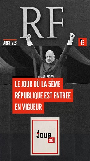 🗓️ Le 4 octobre 1958, la Ve République est entrée en vigueur. Alors pour l’occasion, on s’est plongé dans les archives de L’Express. 🗞️ Dans le numéro du 11 septembre 1958, Jean-Paul Sartre parle de “La constitution du mépris” et Pierre Mendès France compare le statut de président à celui d’un souverain. Avec ces critiques, comment expliquer que la Ve République ait tenu aussi longtemps ? Réponse dans notre nouveau format vidéo intitulé “Le jour où”. 👉 https://l.lexpress.fr/1SH #republique #p