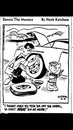 DENNIS THE MENACE 💘 . . #comicsKimgdom #dennisthemenace #dailycomedy #dailycomics #funny #dailycontent #parenting #school | Dennis Menace Comics