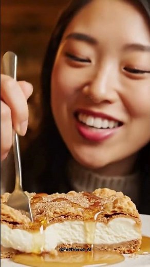 Crunchy Layered Pastry Bars ASMR | Dessert Bites & Golden Crunch Sounds #asmr #asmrfood #asmrgirl