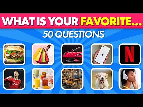 Favorite Things Questions | Favorite Things List Challenge