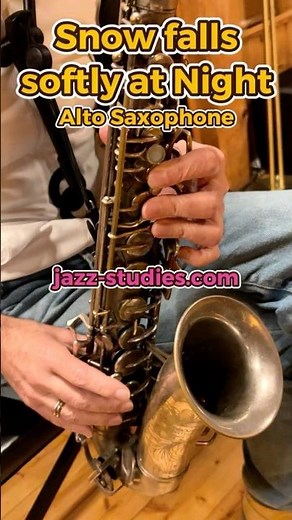 How to Play the Christmas Song: "Snow Falls Softly at Night" on Your Alto Saxophone