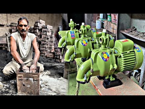 Electrical Water Pump Motor Manufacturing Process | Complete Factory Production and Assembly Line