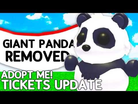 Adopt Me Is REMOVING THE GIANT PANDA! Tickets Update
