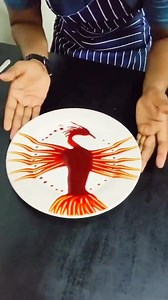 1.1M views · 6.2K reactions | Whose symbol does the falcon carry the honor of? #plating #artonplate #CreativePlating #cooking #foodart #রাহাত #sauceart | Kazi Rahat Art | Facebook