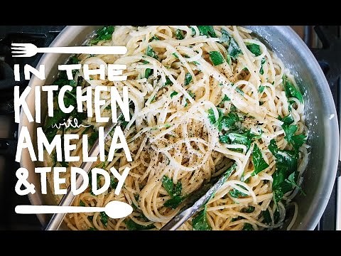 Lemon Pasta - In the Kitchen with Amelia & Teddy