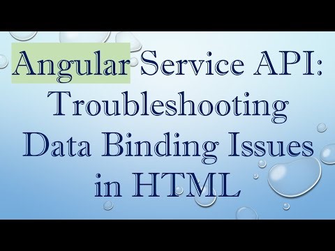 Angular Service API: Troubleshooting Data Binding Issues in HTML
