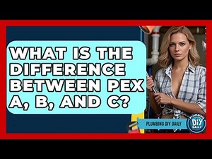 What Is The Difference Between PEX A, B, And C? - Plumbing DIY Daily
