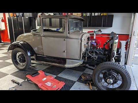 1930 Ford Model A Sport Coupe hot rod build project