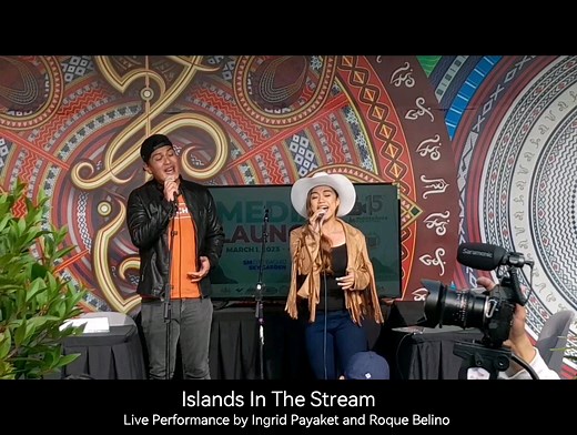 ISLANDS IN THE STREAM Live Performance by Ingrid Payaket and Roque Belino Special thanks to Montanosa Film Festival Media Launching for having us! All the best to our upcoming local film makers! #supportlocallovelocal #CountryMusic | Ingrid M. Payaket