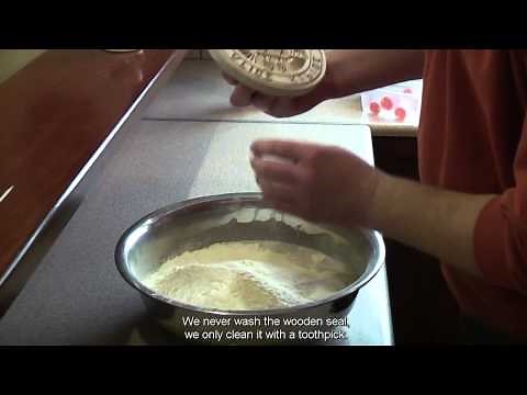 Prosphora making (Byzantine style) Eucharistic Bread Communion Bread