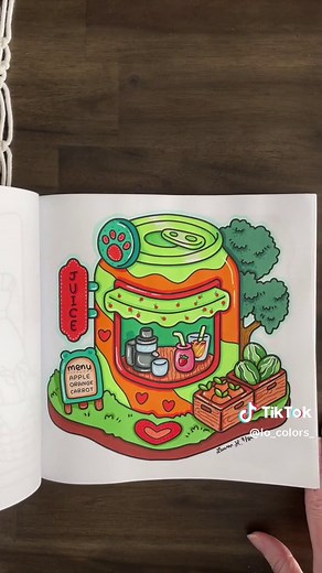 My completed pages in Little Corner by @cocowyocoloring ! #color #coloring #adultcoloringbook #adultcolouring #coloringbook #coloringtok #colorist #cocowyocoloringbook #cocowyo #cocowyopublishing #coloringpages #completedpages