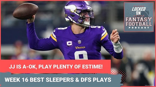 J.J. McCarthy, Audric Estime, C.J. Stroud, Jalen Coker & MORE: BEST Week 16 fantasy SLEEPERS & DFS LINEUP PICKS