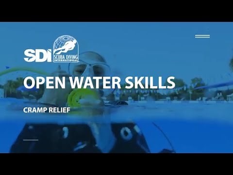 How To Relieve Cramps While Scuba Diving - SDI Open Water Skills