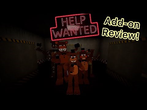 Fnaf Help wanted addon by Adam Taylor, In Depth Review. IM IN THE ADDON! (Minecraft Addon Review)