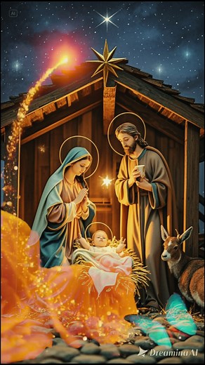 Nascimento de Jesus: Celebração do Natal Cristão 🙏🌹✨️💫