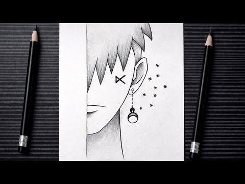 How to Draw Kawaki Step by Step | Anime Drawing Tutorial