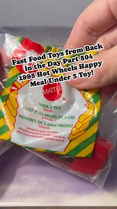Always loved these type of doors! Fast Food Toys from Back in the Day Part 504 1995 Hot Wheels Happy Meal Under 3 Toy! #90snostalgia #90stoys #mcdonalds #happymeal #hotwheels #retrotoys | CPJ Collectibles