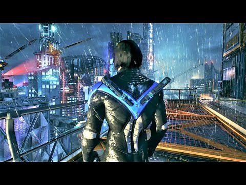 Batman Arkham Knight - Nightwing, Redhood, Azrael | Free Roam and Combat Vol.3
