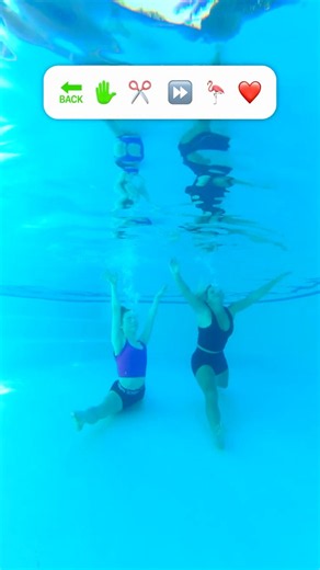 Underwater Gymnastics!