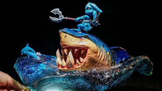 Creating Fizz & Chum diorama: League of Legends ultimate in stunning miniature art!