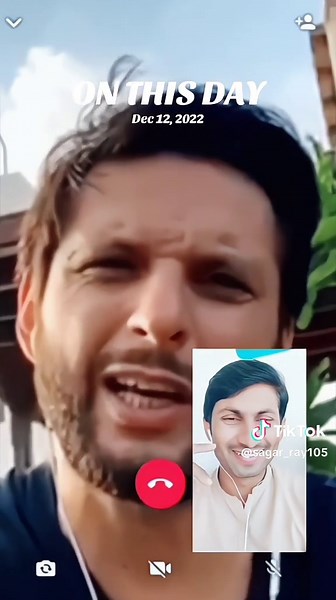 Nostalgic Video Call with Shahid Afridi
