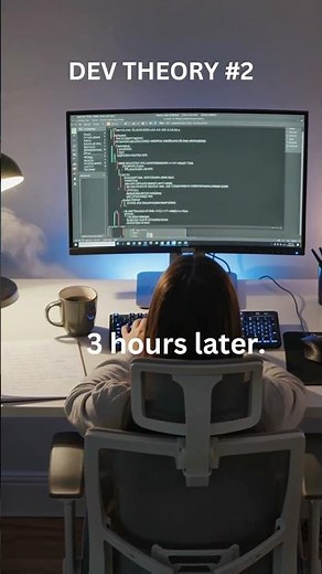 DEV THEORY #2: I'll Finish This in 10 Minutes 😅 | 3 Hours Later... Still Debugging #shorts #coding