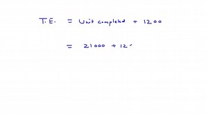 a company completes 21000 units this month and has ending work in process inventory of 3000 units which are estimated to be 40 complete total production costs are 666000 the cost of ending w 10267