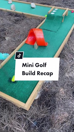 DIY Mini Golf Course for Your Backyard Fun