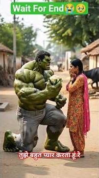 💔😭Hulk proposed to his girlfriend But She Rejected Him!💔Hulk Heartbroken🥹 #Hulk #love #shorts #viral