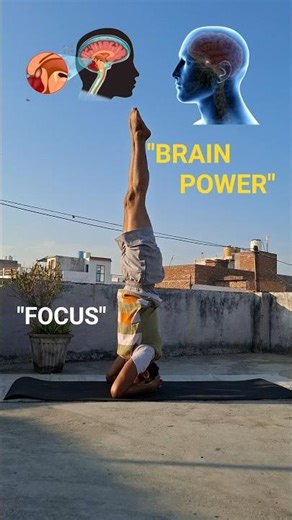 Shirshasana Benefits & Science | How to do Headstand for Brain Power #science #headstand #brain