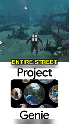 Google's Project Genie 3D World Simulations Using Street View!