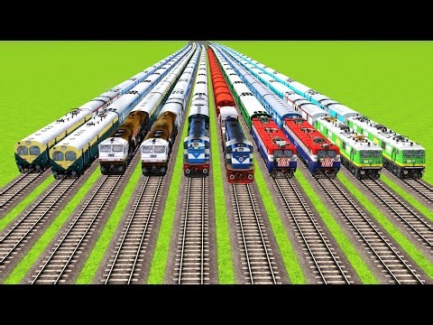 TEN TRAINS OLD STYLE RUNNING ON TEN DIFFERENT RAILWAY TRACKS|Train Simulator 2026|Railworks 3
