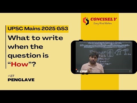 UPSC Mains PYQ 2025 | Energy Independence through Clean Technology | Answer Writing
