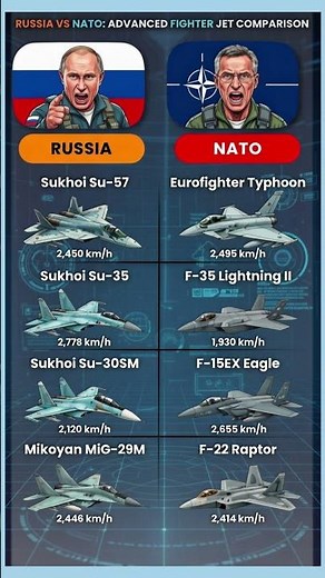 Russia vs NATO 2026: Advanced Fighter Jets – Su-57 vs F-35 – Who Wins? 🔥