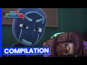 Sleepy Splat Attack Strikes! | Compilation | PJ Masks