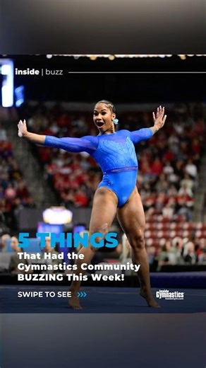 Catch up on the latest gymnastics news! Check out Inside Buzz! #lovegymnastics