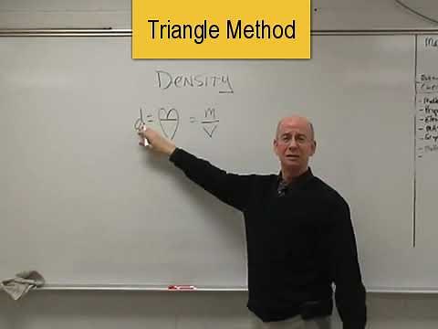 Density Calculating Triangle Method