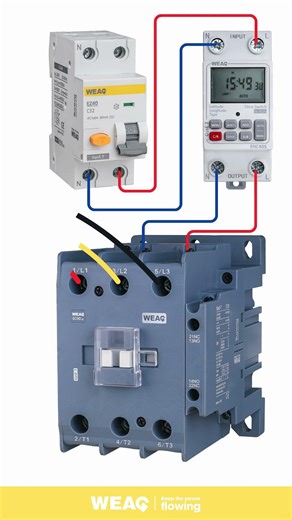 Smart Time-Controlled Protection: Contactor System.