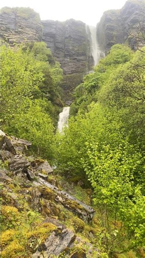 The Most Magical Waterfall in Ireland 🇮🇪 – Unreal Rainy Day Flow 💧🌧️